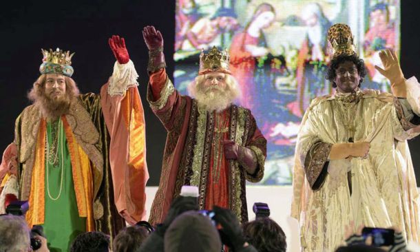 Christmas time the three Kings festivity