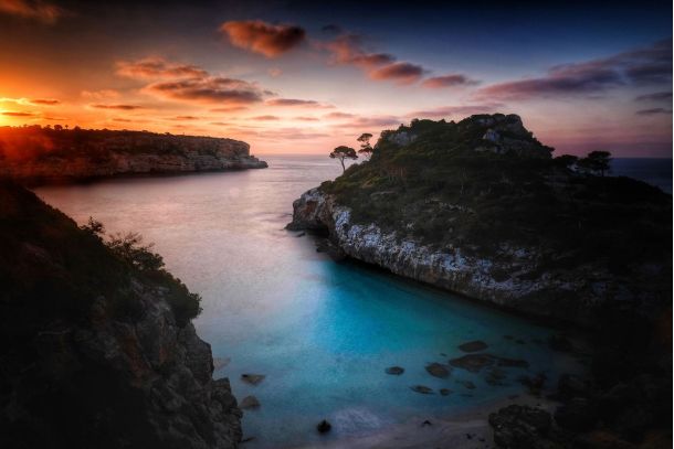 Sunset at cala des moros mallorca best beaches e8e58e09