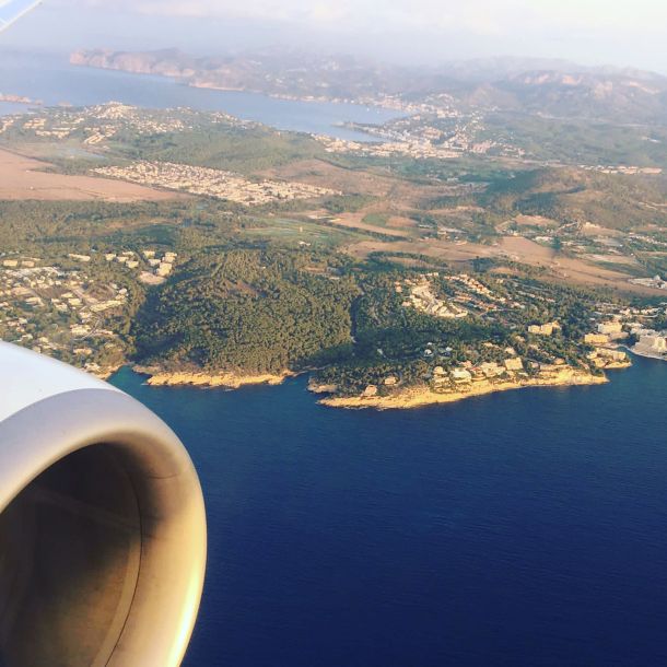mallorca from the air