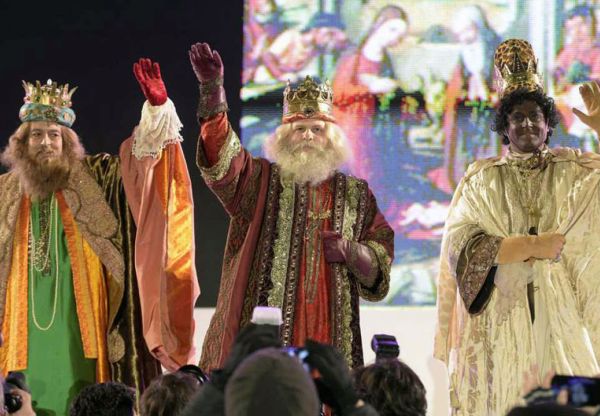 Christmas time the three Kings festivity
