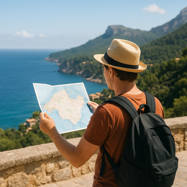man with map mallorca 074ff883