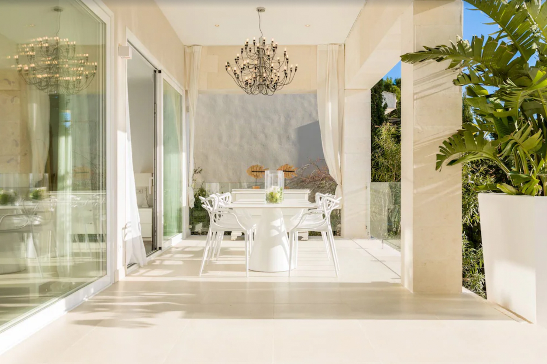 modern villa with amazing views bendinat mallorca porch