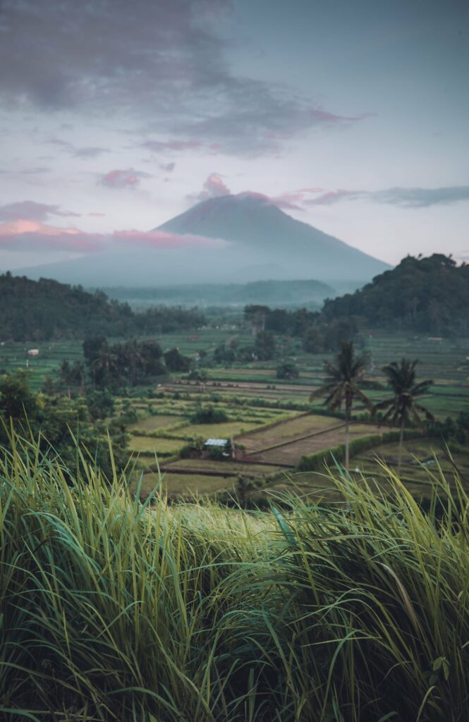 mount Augung Volcano at sunrise, Elias Streiling