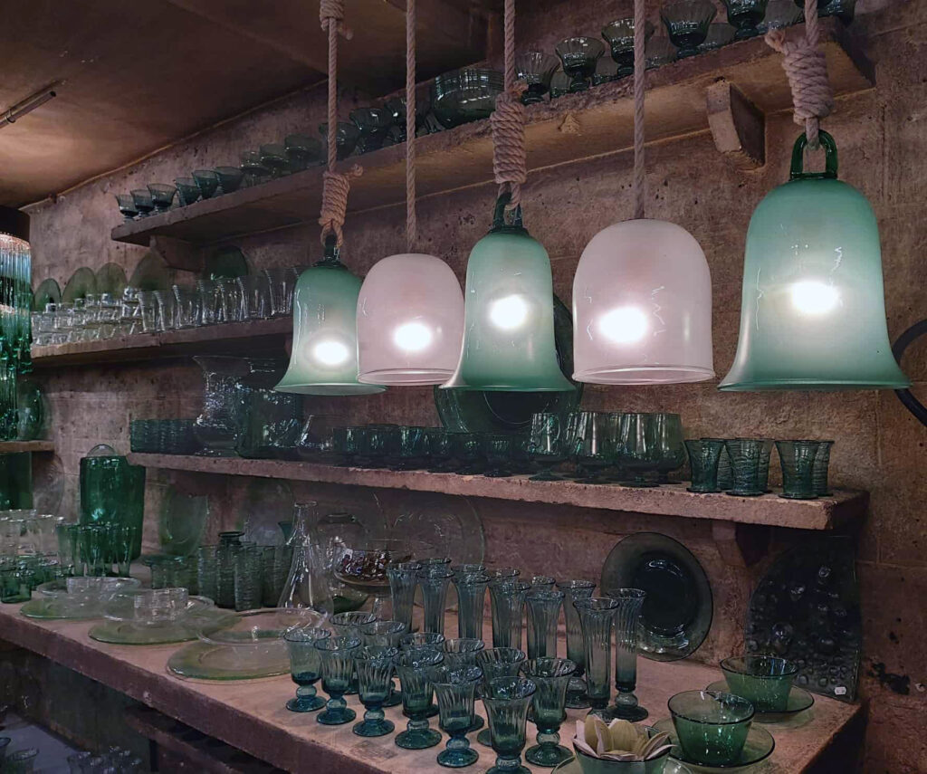 glass lamps made in Mallorca