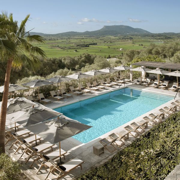 The pool at Finca Serena